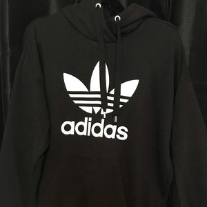 Adidas Trefoil Black Hoodie